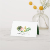 Watercolor Tropisch Bloemstuk Aangepast (Achterkant)