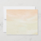 Watercolor Tulip Seaside Pastel Spring Wedding (Achterkant)