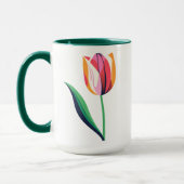 Watercolor Tulp Mok (Links)