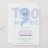 Watercolor Two nado 2ème anniversaire invitation (Devant)