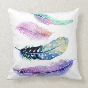 Watercolor Veren Kussen