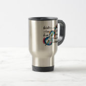 Watercolor Violin Travel Mug Reisbeker (Voorkant rechts)