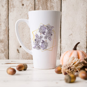 Watercolor Vissen Astrologie Sterrenbeeld Monogr Latte Mok