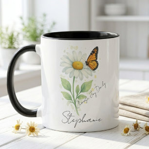 Watercolor Vlinder – Inspirerende Moederdag Mok