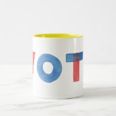 Watercolor VOTE Coffee Mug (Centre)