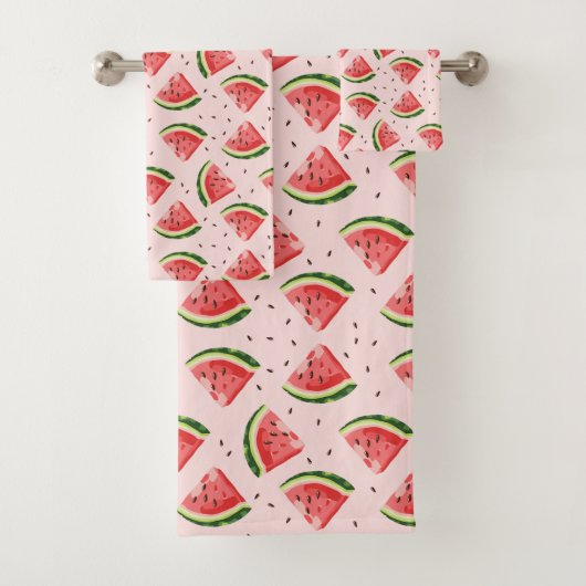 Watercolor Watermelon Motif de fruits (En situation)