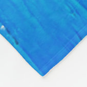 Watercolor Waves Fleece Deken (Hoek)