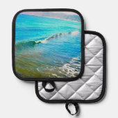 Watercolor Waves  Pannenlap (Voorkant / Achterkant)