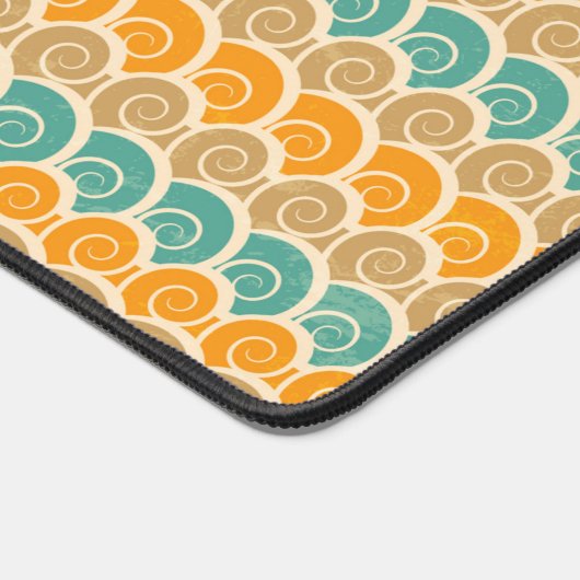 Watercolor Waves Pattern Bureaumat (Hoek)