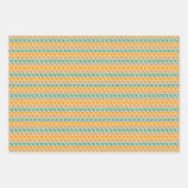 Watercolor Waves Pattern Inpakpapier Vel (Voorkant)