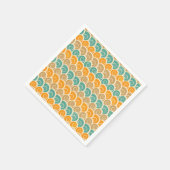 Watercolor Waves Pattern Servet (Hoek)