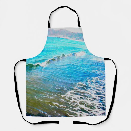 Watercolor Waves  Schort (Voorkant)