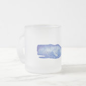 Watercolor whale coffee mug (Devant gauche)