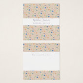 Watercolor Wild Florals Botanical Event Designer (Devant & derrière)