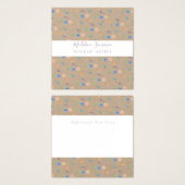 Watercolor Wild Florals Botanique Événement Kraft (Devant & derrière)