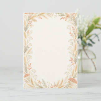 Watercolor Wildflower Bridal Shower Invitation | B Kaart