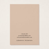 Watercolor Wildflower Garden Jewelry Display Card (Dos)