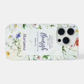 Watercolor Wildflower Scripture Personalized (Verso Horizontal)
