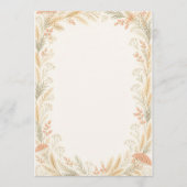 Watercolor Wildflower Wedding Program Programma (Voorkant)