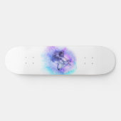 Watercolor Wolf Skateboard (Horizontaal)
