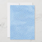 Watercolor Woodland Fox Boy Baby shower Invitation (Dos)