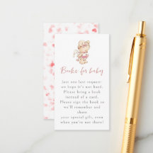 Watercolor Zoete Kleine Meisje Beer Boeken Voor B