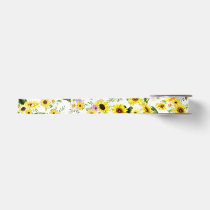 Watercolor Zonnebloem 7 Lint