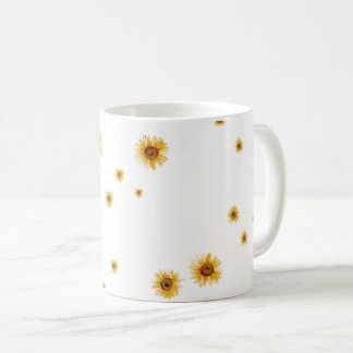 Watercolor Zonnebloemen Koffiemok