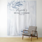 Watercolorblad Bruidsbruiloft Fotocabine Achtergro Wandkleed (In situ)