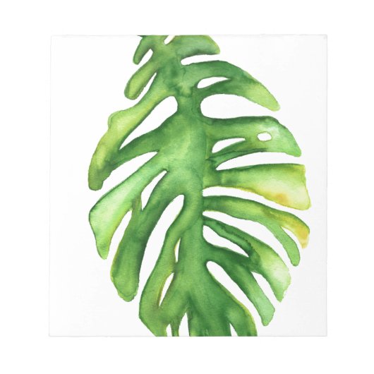 WatercolorGreenPalm2 Notitieblok (Voorkant)