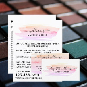 Watercolorpenseelstreek, Reclame voor Visagist Flyer