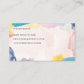 Watercolorrand Visitekaartje (Achterkant)