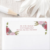 Watercolorrozen Etiket (Insitu)