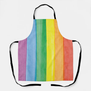 Watercolors Pride Regenboog Schort