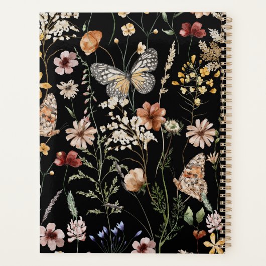 Watercolour Boho Floral  Planner (Achterkant)