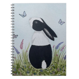 Watercolour Dutch Bunny Rabbit Notitieboek