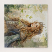 Watercolour Forest Princess Legpuzzel (Horizontaal)