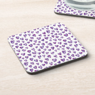 Watercolour Heart Bier Onderzetter