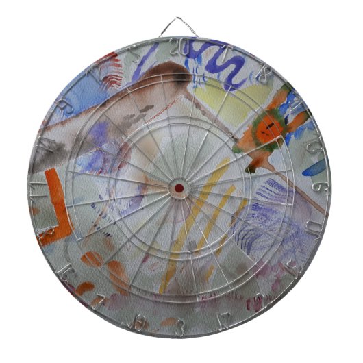 Watercolour Hummingbird Dartboard Dartbord (Voorkant)