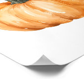 Watercolour Pumpkin Fall Print – Orange Pumpkin (Hoek)