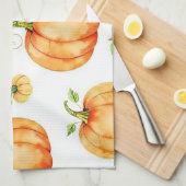 Watercolour Pumpkins Theedoek (Quarter Fold)