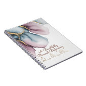 Watercolour Timeline | Artistic Wedding Design Notitieboek (Rechterzijde)