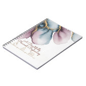 Watercolour Timeline | Artistic Wedding Design Notitieboek (Linkerzijde)