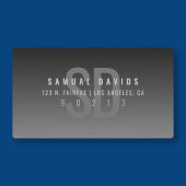 Waterdicht Modern Bold Donker Grijs Ombre Adres Labels