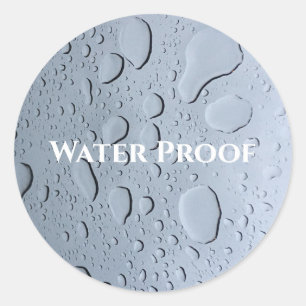 Waterdicht Spatvrij Druppels Aangepast Pakketlabel Ronde Sticker