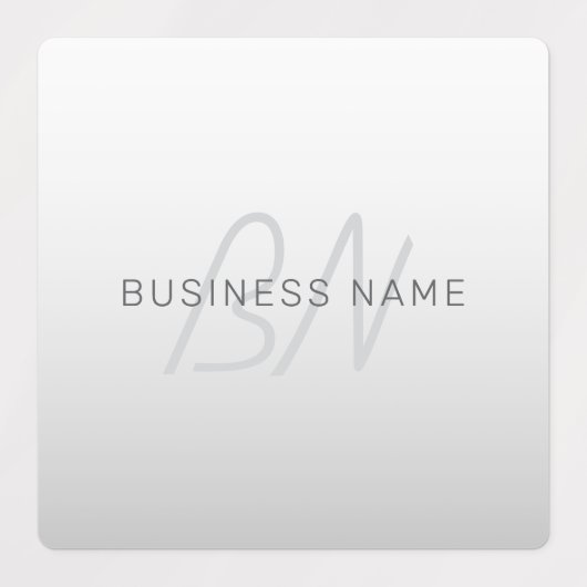 waterdicht | Tekst voor bedrijf, groet of naam Labels (Design 1)