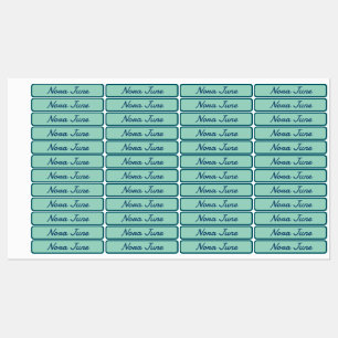 Waterdichte dunne naamlabels voor kinderen labels