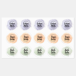 Waterdichte etherische olievaartuigen labels