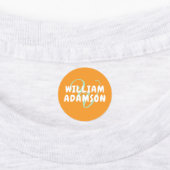 Waterdichte Kinder Monogram Naam Labels voor Kledi (Aangebracht)