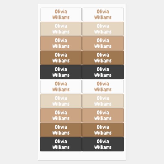 Waterdichte kinderopvang Terug naar School Kinder  Labels (Vel)